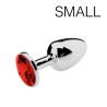 Generique Plug bijou Spolly Small - Rouge 6 x 2.7cm